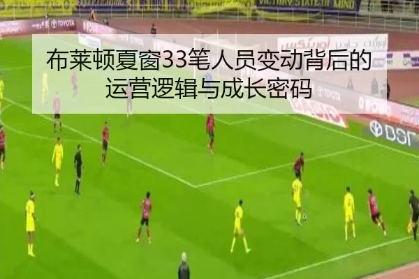布莱顿夏窗33笔人员变动背后的运营逻辑与成长密码